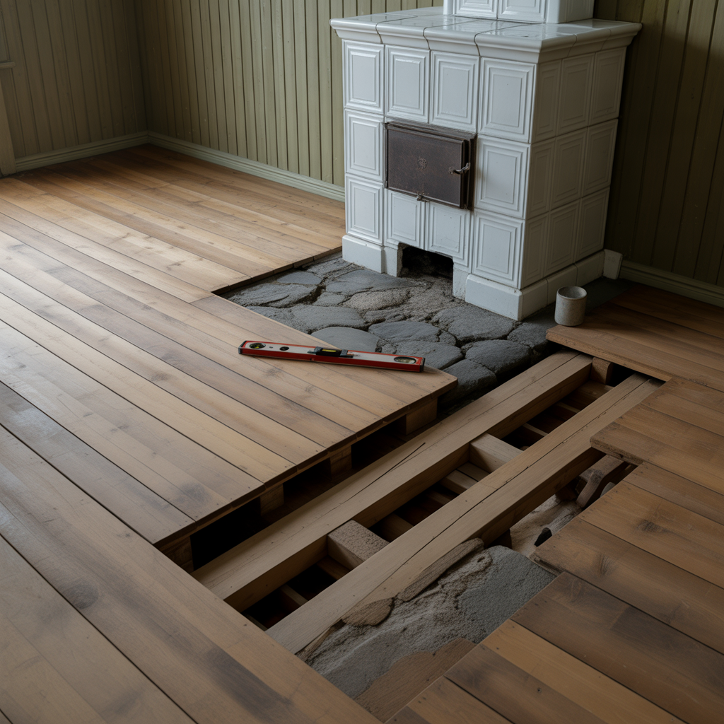 sviktande golv i aldre hus hitta orsaken och atgarda