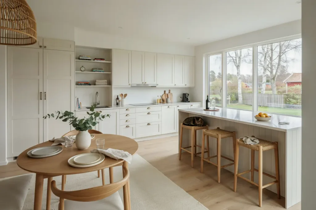 platsbyggt k k och matplatsrenovering i villa i stuvsta